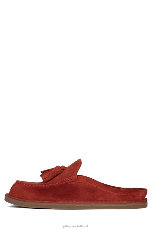 Jeffrey Campbell mulheres B0VBD1765 camurça laranja mocassim e oxford wrkathome