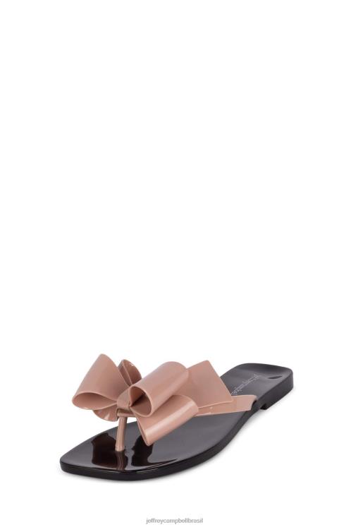 Jeffrey Campbell mulheres B0VBD153 blush brilhante preto brilhante sandálias açucarado