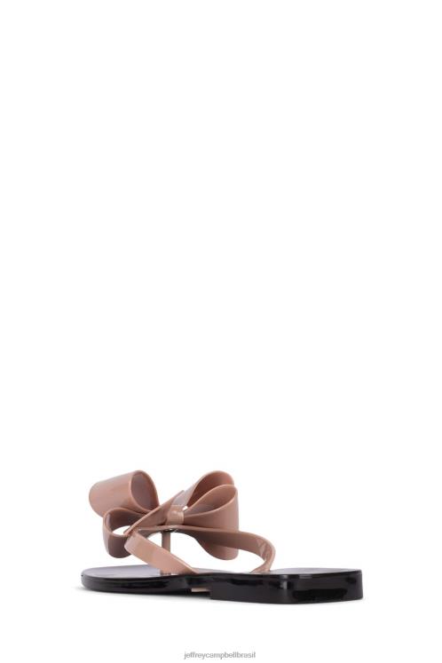 Jeffrey Campbell mulheres B0VBD153 blush brilhante preto brilhante sandálias açucarado