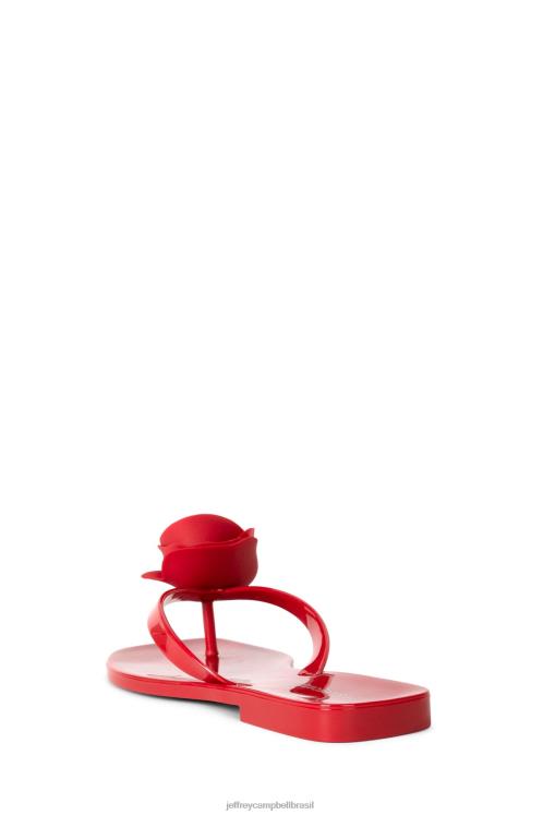 Jeffrey Campbell mulheres B0VBD159 vermelho brilhante sandálias Tão doce