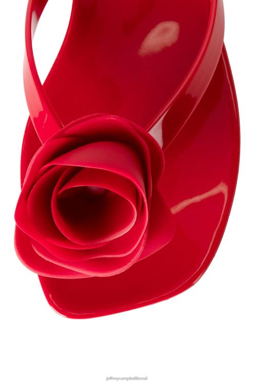 Jeffrey Campbell mulheres B0VBD159 vermelho brilhante sandálias Tão doce