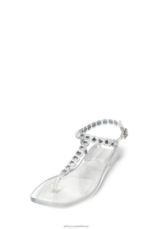 Jeffrey Campbell mulheres B0VBD163 claro sandálias jemmin
