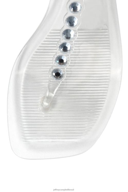 Jeffrey Campbell mulheres B0VBD163 claro sandálias jemmin