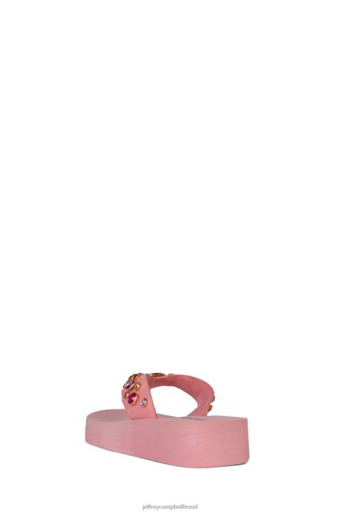 Jeffrey Campbell mulheres B0VBD164 rosa multi sandálias icônicos