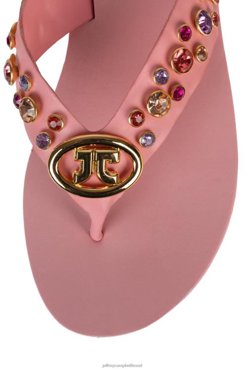Jeffrey Campbell mulheres B0VBD164 rosa multi sandálias icônicos