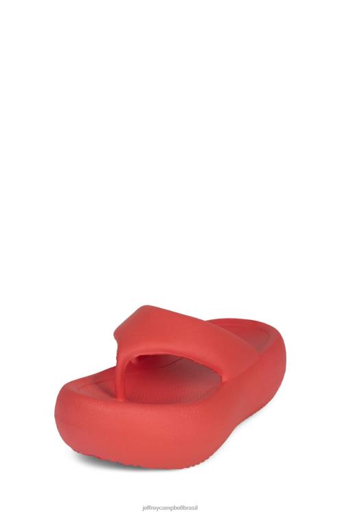 Jeffrey Campbell mulheres B0VBD171 vermelho sandálias chillaxin