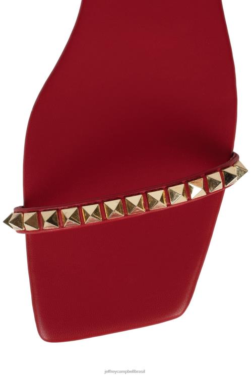 Jeffrey Campbell mulheres B0VBD1739 ouro vermelho sandálias luxor