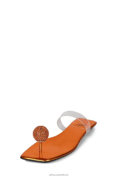 Jeffrey Campbell mulheres B0VBD1746 laranja claro sandálias refinado