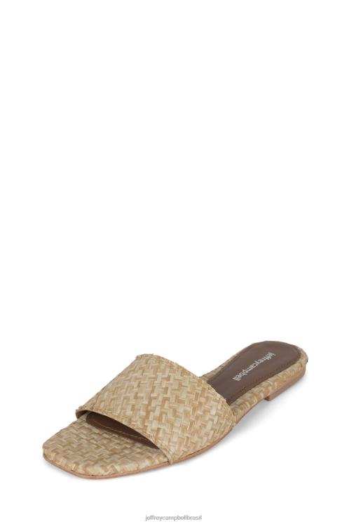 Jeffrey Campbell mulheres B0VBD1758 combinação natural sandálias tropical