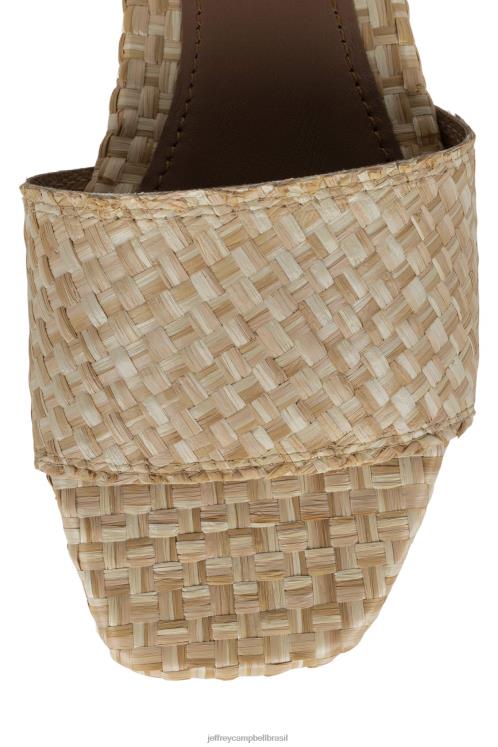 Jeffrey Campbell mulheres B0VBD1758 combinação natural sandálias tropical