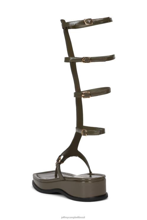 Jeffrey Campbell mulheres B0VBD229 caixa preta sandálias acácio