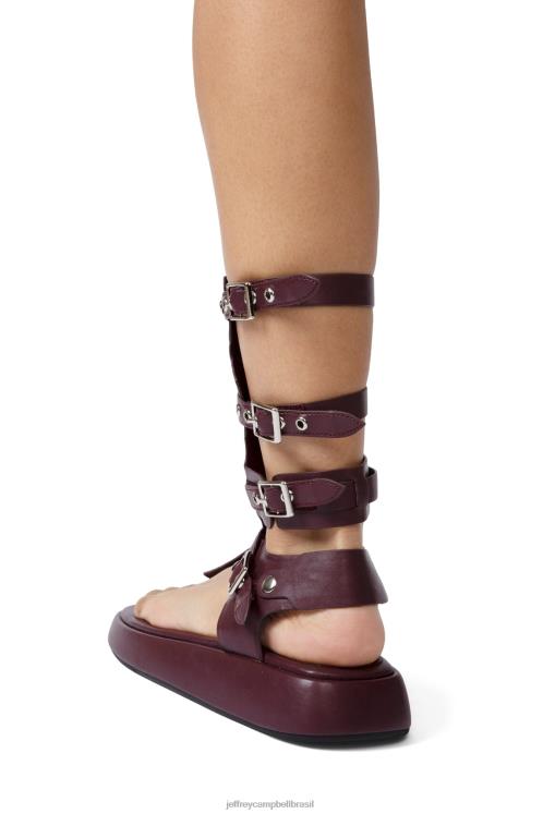 Jeffrey Campbell mulheres B0VBD238 vinho sandálias amozonia