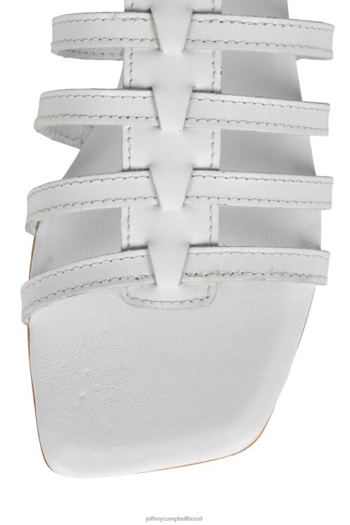 Jeffrey Campbell mulheres B0VBD240 branco sandálias top-2