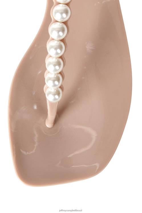 Jeffrey Campbell mulheres B0VBD64 brilhante natural sandálias perolado