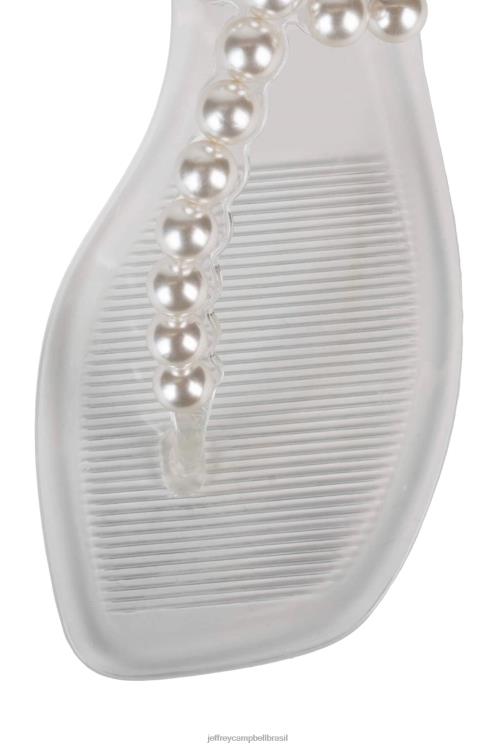 Jeffrey Campbell mulheres B0VBD66 claro sandálias perolado