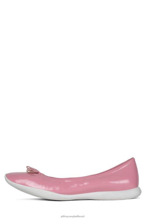 Jeffrey Campbell mulheres B0VBD187 patente de rugas rosa Sapatilhas de ballet bailarina