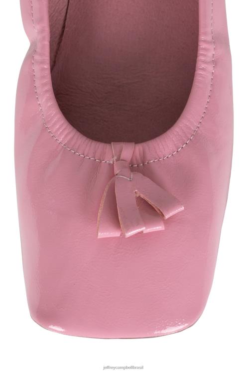 Jeffrey Campbell mulheres B0VBD187 patente de rugas rosa Sapatilhas de ballet bailarina