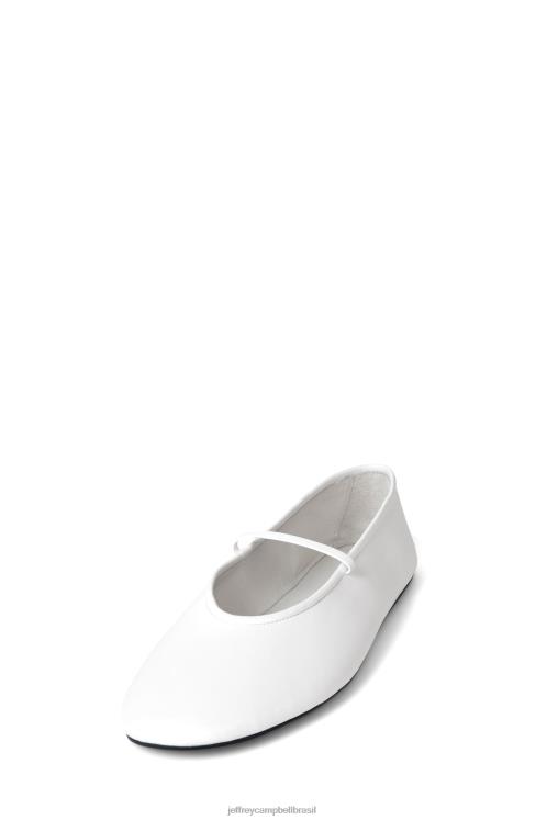 Jeffrey Campbell mulheres B0VBD54 branco Sapatilhas de ballet dançarina