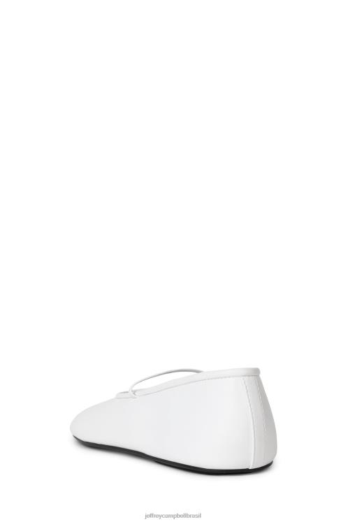 Jeffrey Campbell mulheres B0VBD54 branco Sapatilhas de ballet dançarina