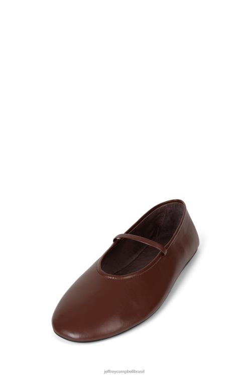 Jeffrey Campbell mulheres B0VBD55 marrom Sapatilhas de ballet dançarina
