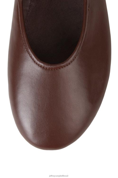 Jeffrey Campbell mulheres B0VBD55 marrom Sapatilhas de ballet dançarina