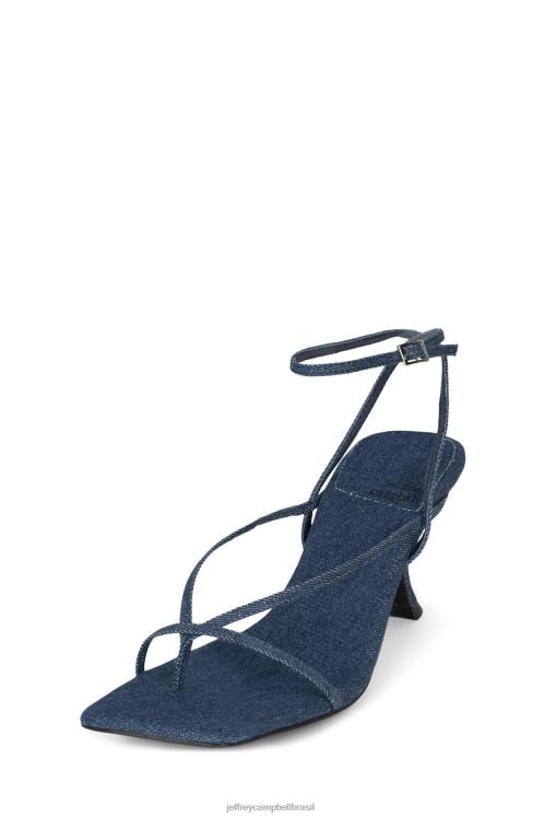 Jeffrey Campbell mulheres B0VBD262 jeans azul a reinicialização do jeans fluxo