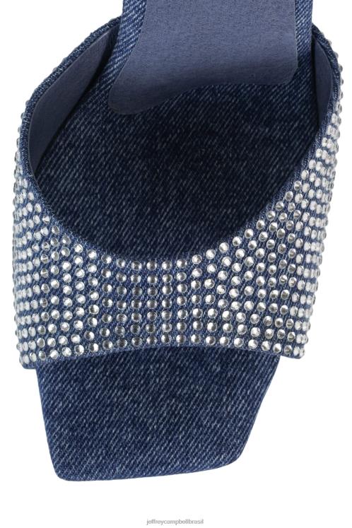 Jeffrey Campbell mulheres B0VBD264 jeans azul prata a reinicialização do jeans mínimos