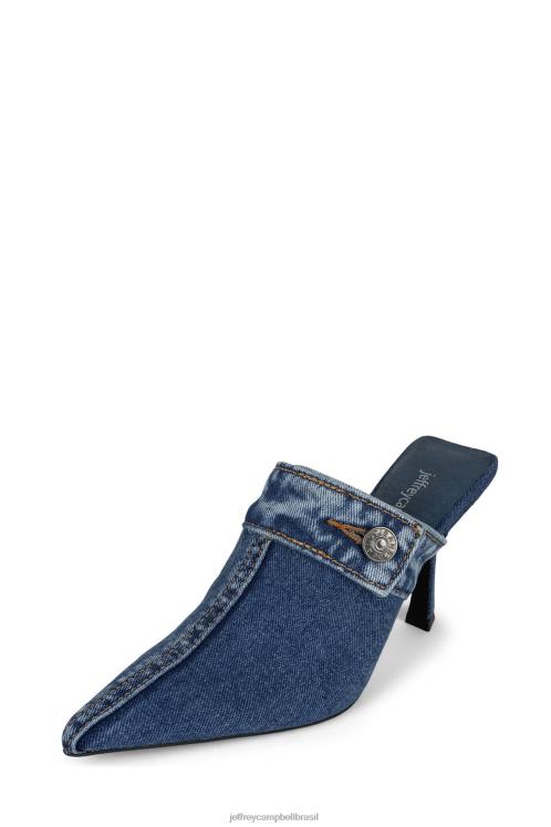 Jeffrey Campbell mulheres B0VBD265 jeans azul a reinicialização do jeans genes
