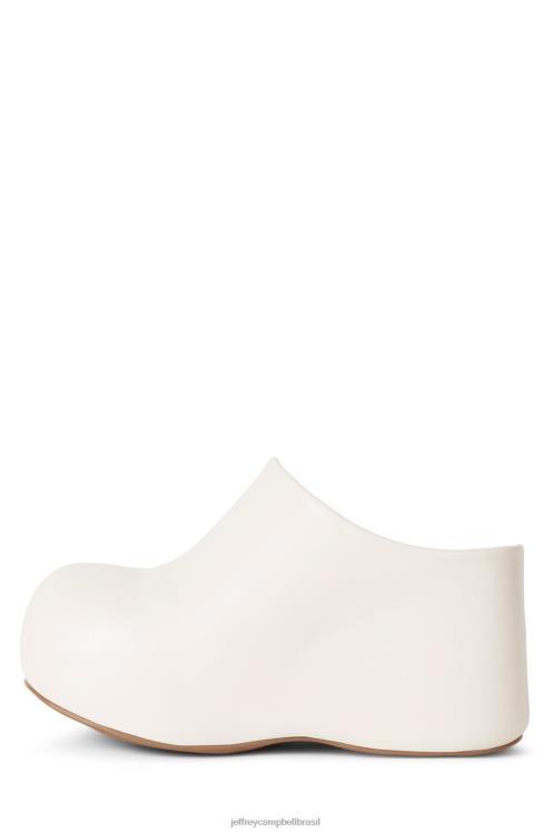 Jeffrey Campbell mulheres B0VBD11 creme bota de plataforma obstruindo