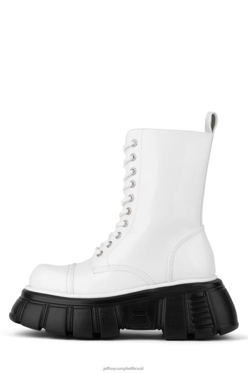 Jeffrey Campbell mulheres B0VBD1227 caixa branca bota de plataforma pisotear