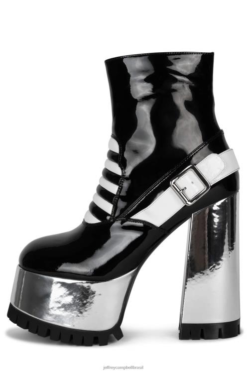 Jeffrey Campbell mulheres B0VBD1232 patente preta multi bota de plataforma galaxia