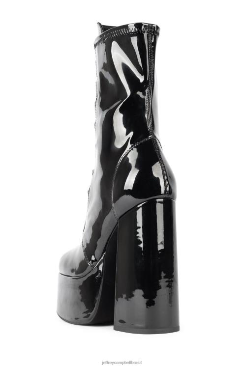 Jeffrey Campbell mulheres B0VBD1240 patente preta bota de plataforma lucious
