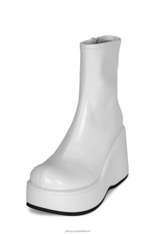 Jeffrey Campbell mulheres B0VBD258 caixa branca bota de plataforma milênio