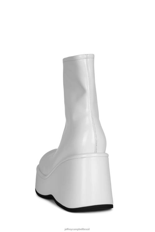 Jeffrey Campbell mulheres B0VBD258 caixa branca bota de plataforma milênio
