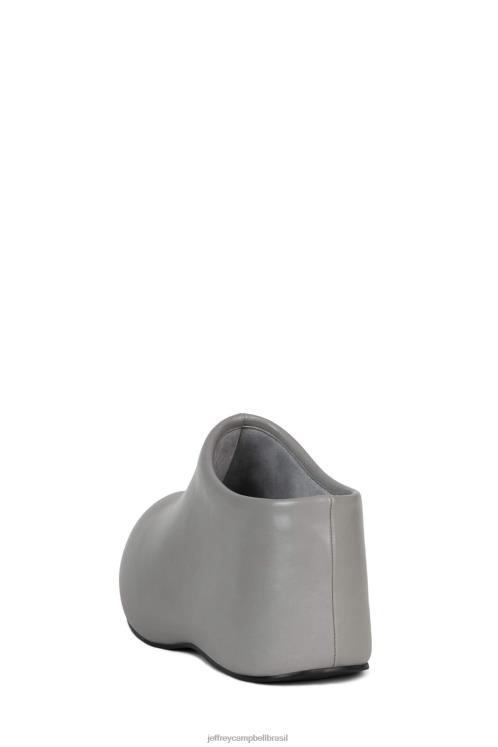 Jeffrey Campbell mulheres B0VBD81 cinza bota de plataforma obstruindo