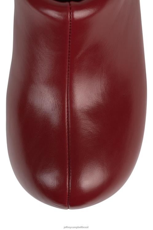 Jeffrey Campbell mulheres B0VBD82 vermelho bota de plataforma obstruindo