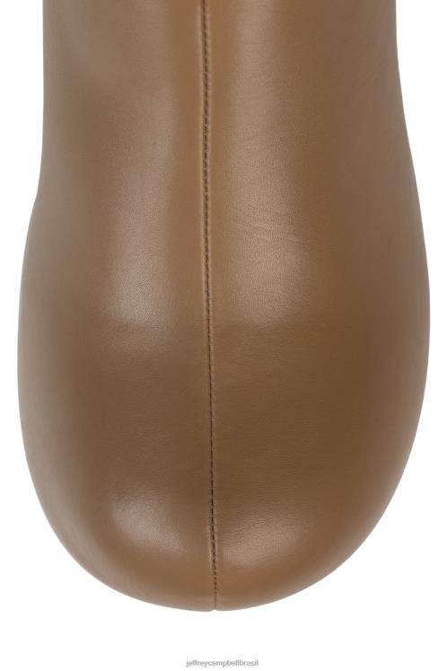 Jeffrey Campbell mulheres B0VBD8 marrom claro bota de plataforma obstruindo