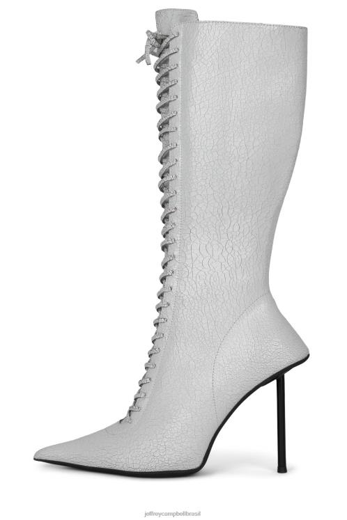 Jeffrey Campbell mulheres B0VBD673 branco angustiado botas joelho a coxa cativar