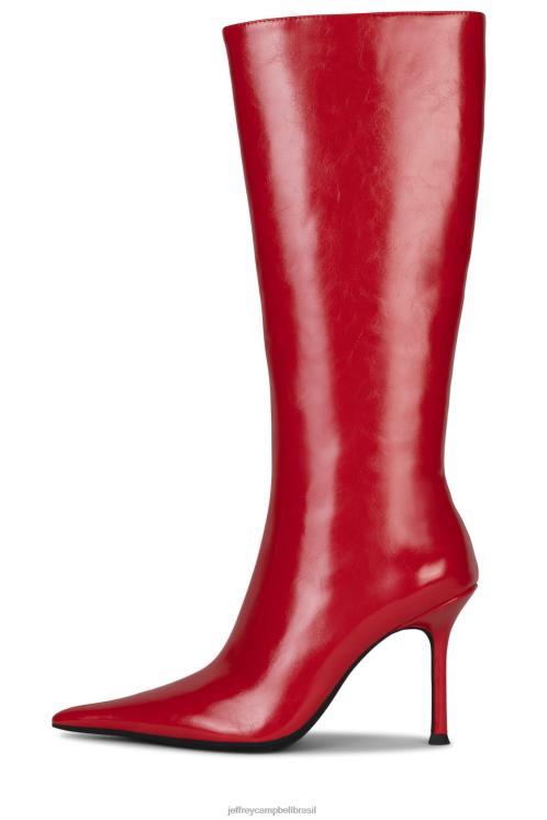 Jeffrey Campbell mulheres B0VBD677 vermelho botas joelho a coxa queridos