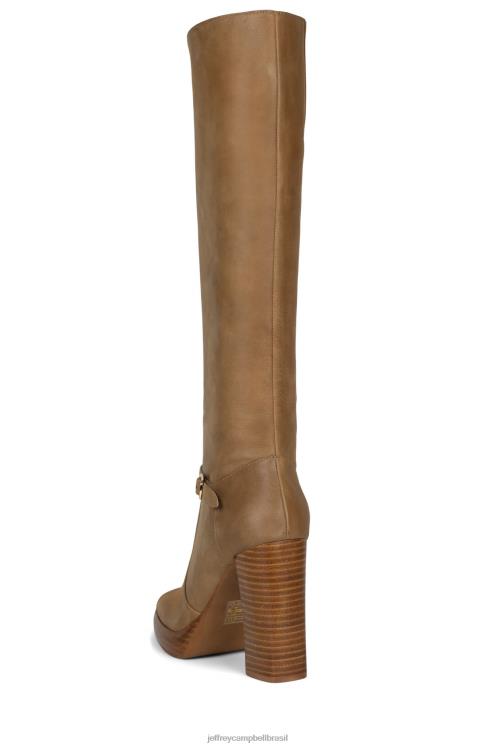 Jeffrey Campbell mulheres B0VBD681 camelo botas joelho a coxa iggie