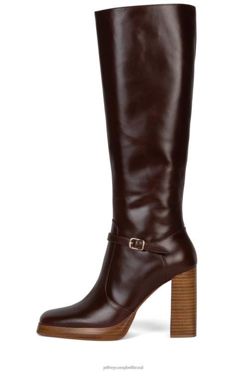 Jeffrey Campbell mulheres B0VBD683 marrom botas joelho a coxa iggie