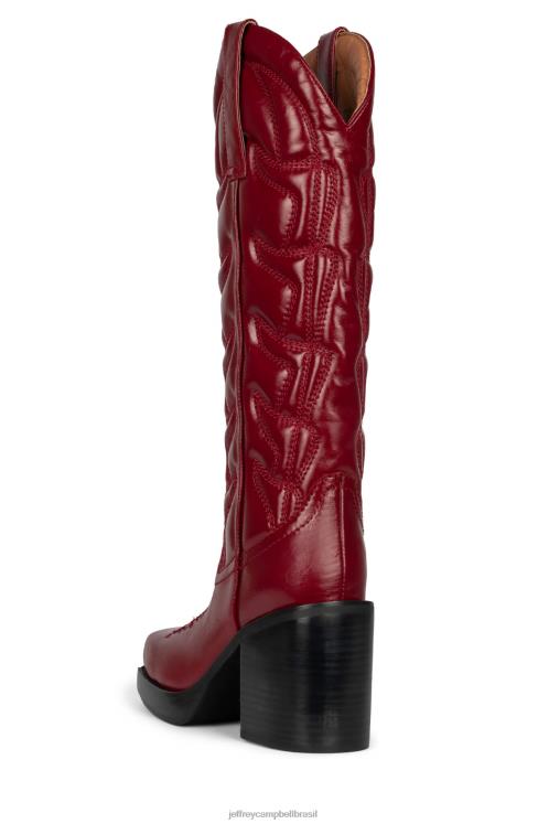 Jeffrey Campbell mulheres B0VBD694 vermelho botas joelho a coxa hokeypokey
