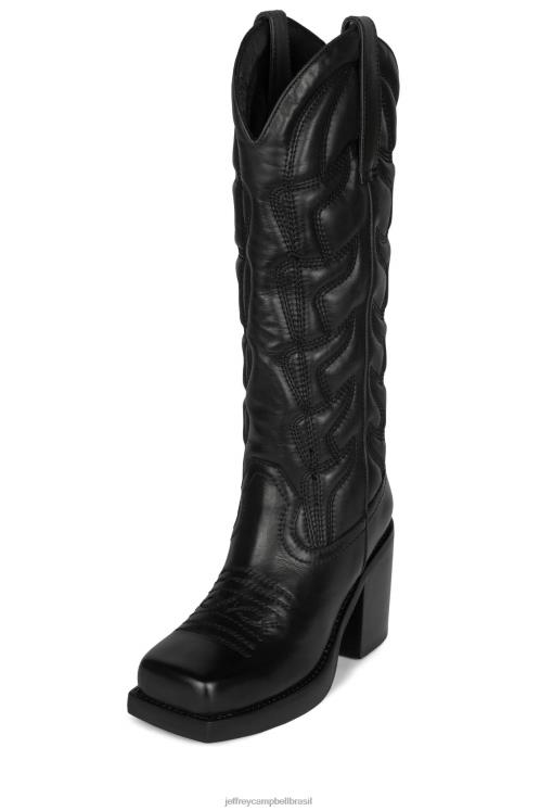 Jeffrey Campbell mulheres B0VBD695 preto botas joelho a coxa hokeypokey