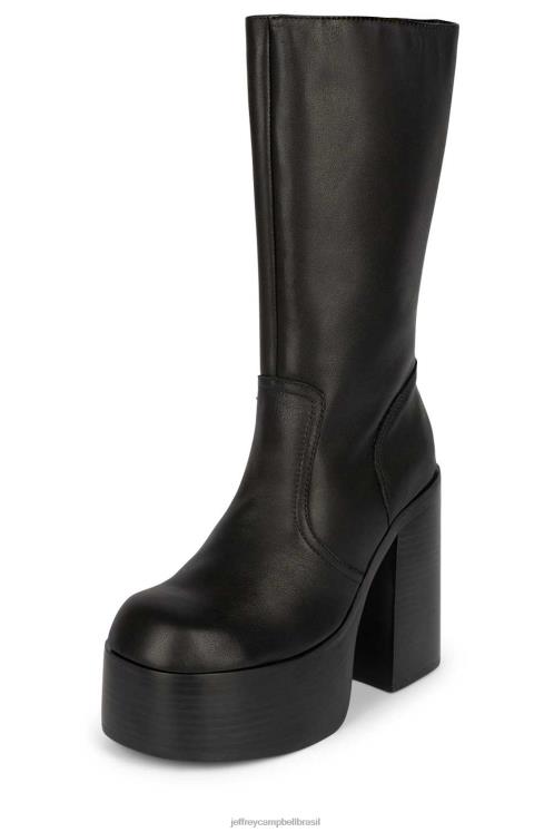Jeffrey Campbell mulheres B0VBD696 preto botas joelho a coxa venenoso