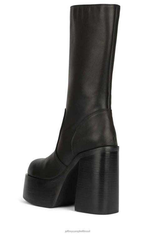 Jeffrey Campbell mulheres B0VBD696 preto botas joelho a coxa venenoso