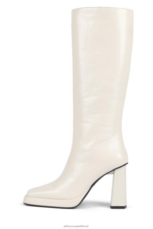 Jeffrey Campbell mulheres B0VBD710 branco botas joelho a coxa máximo