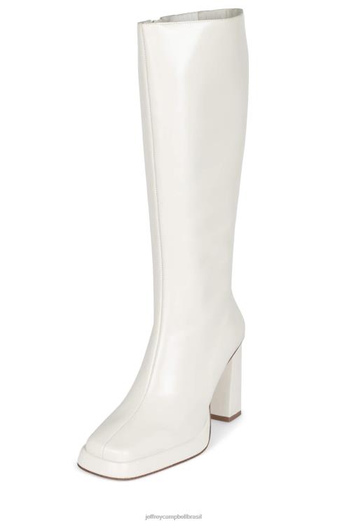 Jeffrey Campbell mulheres B0VBD710 branco botas joelho a coxa máximo