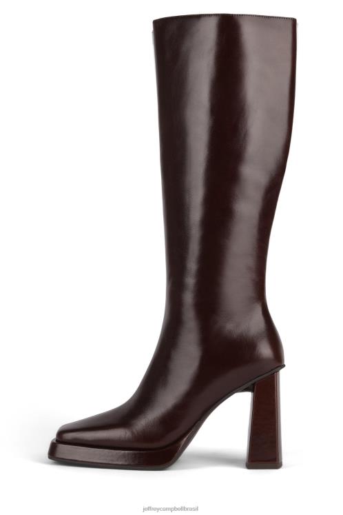 Jeffrey Campbell mulheres B0VBD712 marrom botas joelho a coxa máximo
