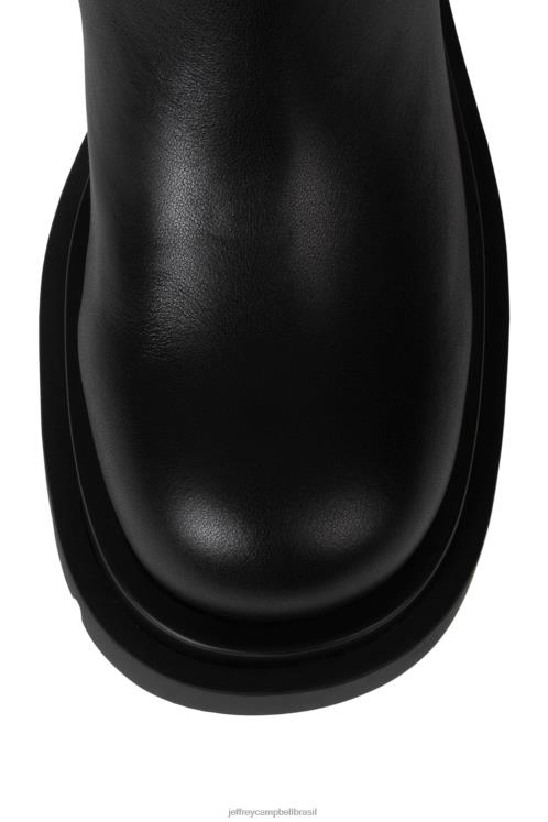 Jeffrey Campbell mulheres B0VBD714 preto botas joelho a coxa montar