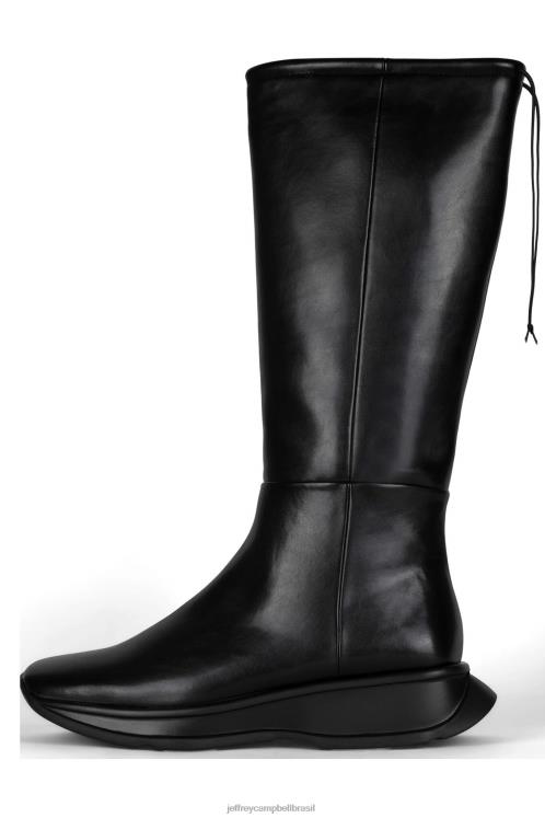 Jeffrey Campbell mulheres B0VBD715 preto botas joelho a coxa tempestadez